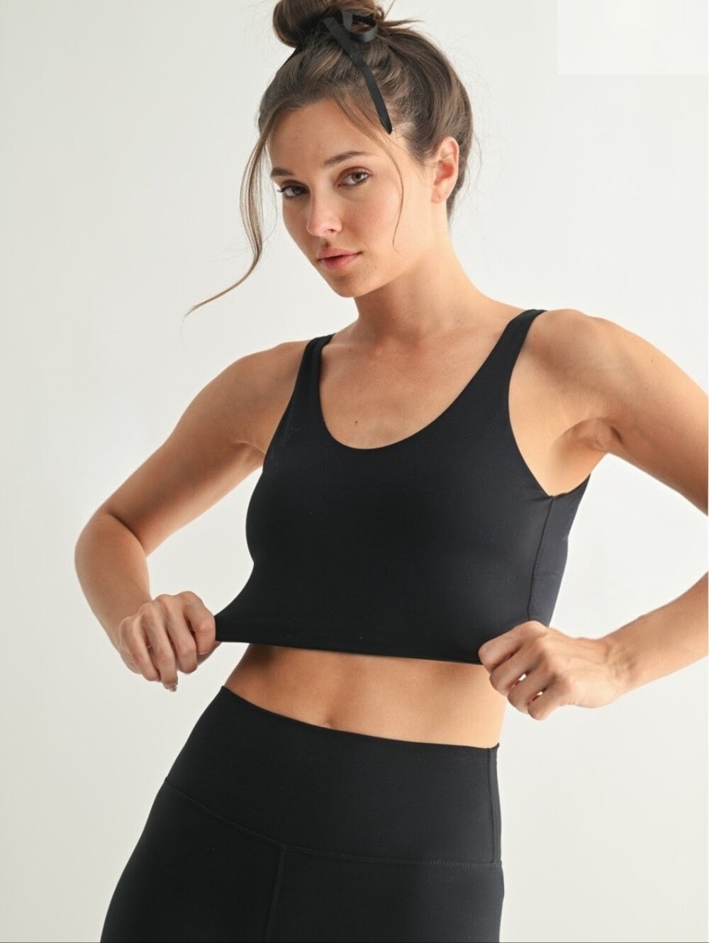 Light Square Neck Sport Bra